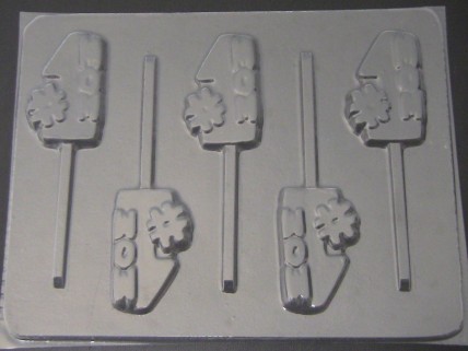 1606 #1 Mom Chocolate or Hard Candy Lollipop Mold